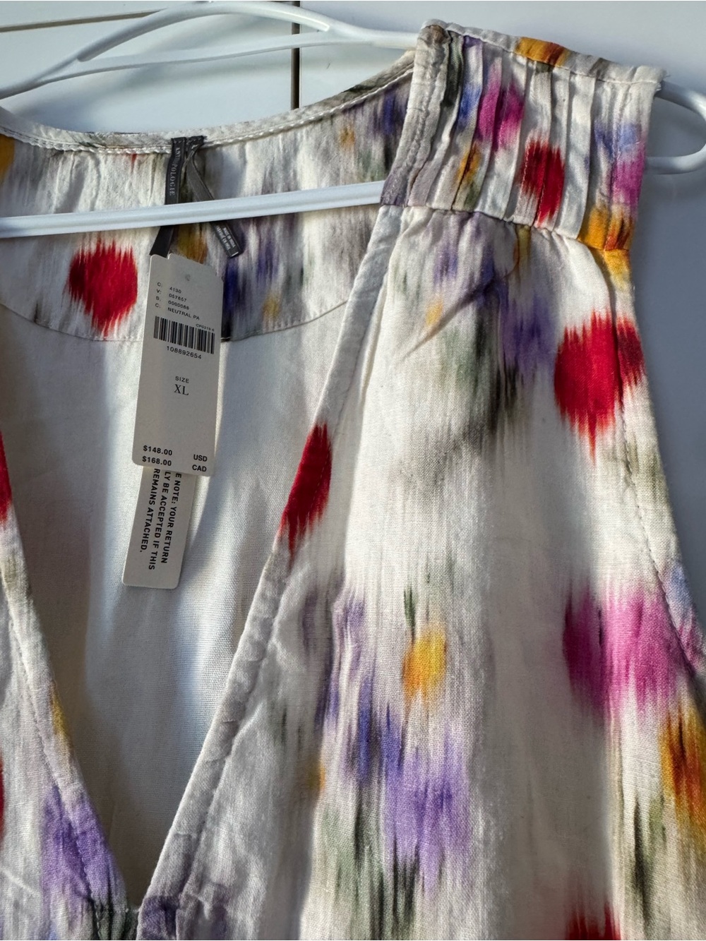 NWT Size XL - Anthropologie Somerset Linen Blend Sleeveless Mini Dress